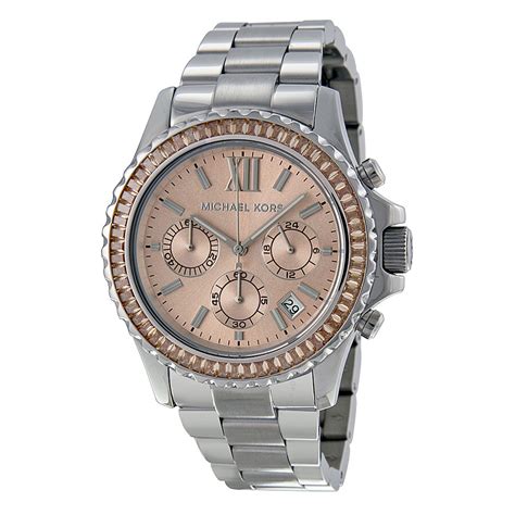 michael kors mens everest chronograph watch iob|Oversized Everest Gold.